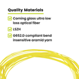 SC UPC Simplex Fiber Pigtail OS2 | SM LSZH - 6 PACK
