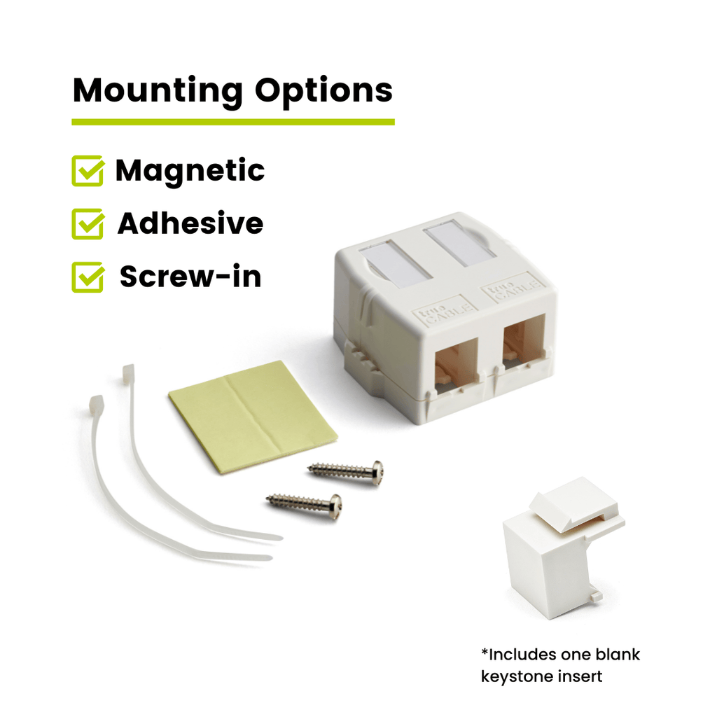 2 Port Surface Mount Box