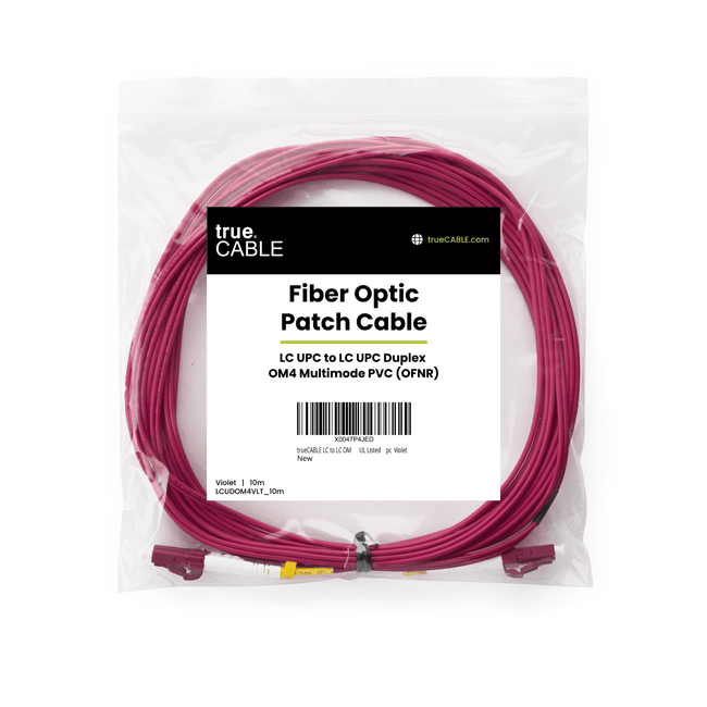 LC to LC UPC Duplex OM4 | MM OFNR