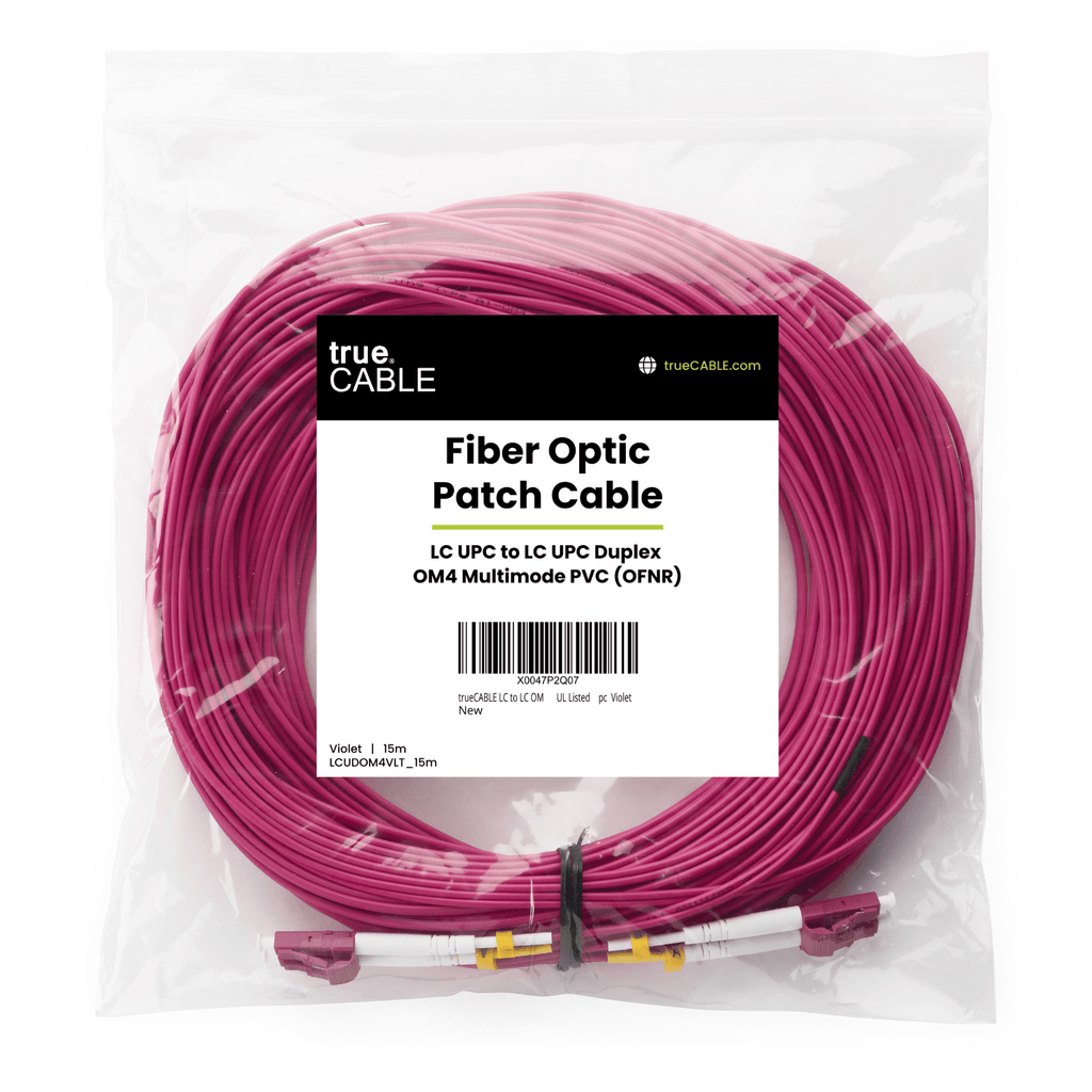 LC to LC UPC Duplex OM4 | MM OFNR