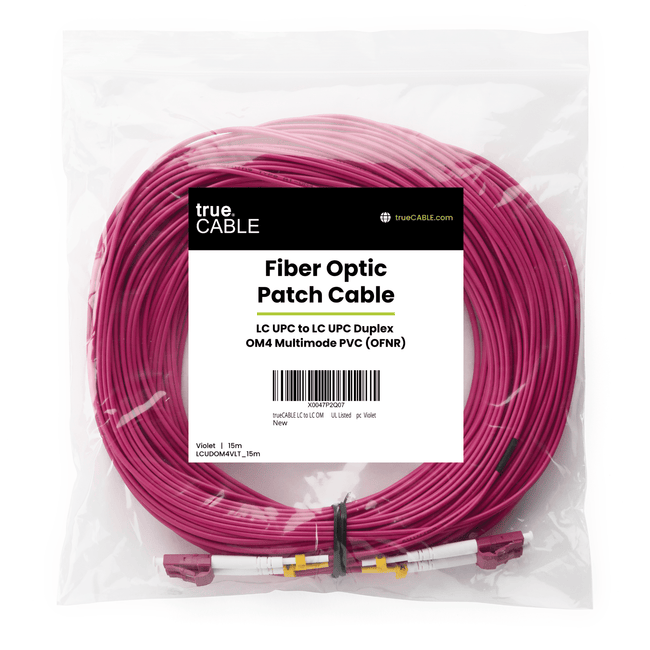 LC to LC UPC Duplex OM4 | MM OFNR