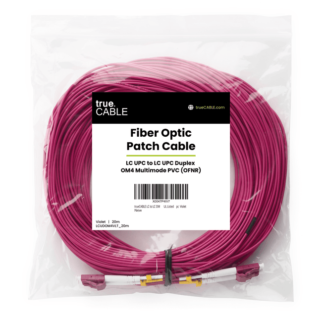 LC to LC UPC Duplex OM4 | MM OFNR