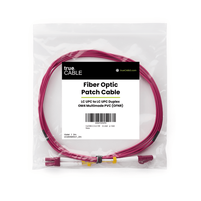 LC to LC UPC Duplex OM4 | MM OFNR