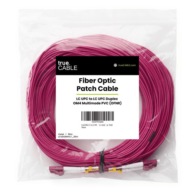 LC to LC UPC Duplex OM4 | MM OFNR
