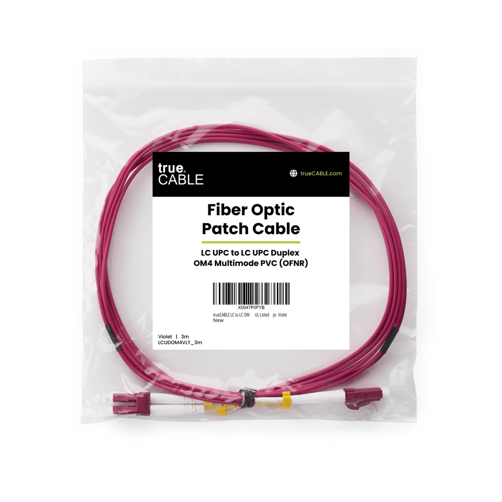 LC to LC UPC Duplex OM4 | MM OFNR