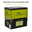 trueCABLE Cat5e Riser Pink Ethernet Cable 1000ft Length Remaining