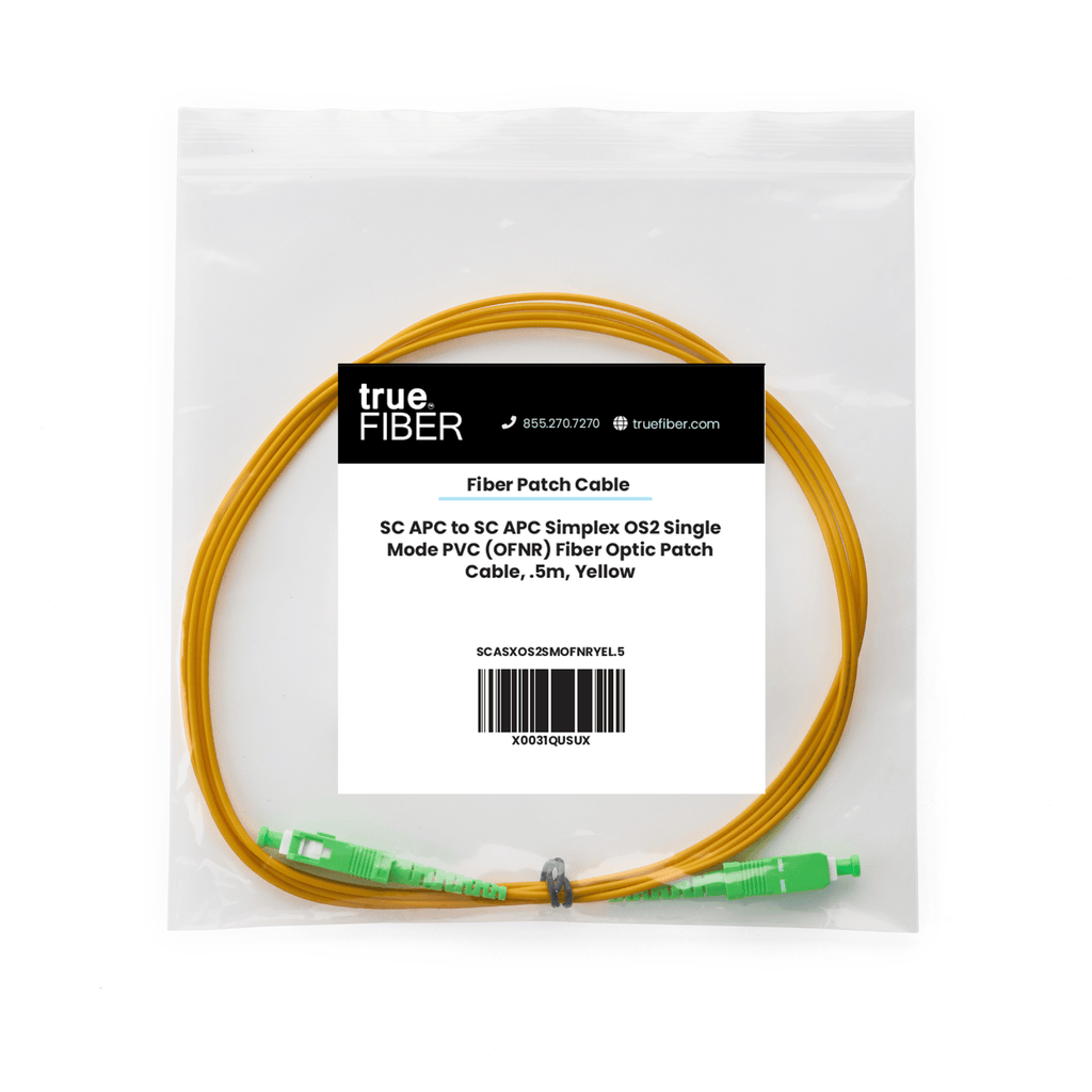 SC to SC APC Simplex OS2 | SM OFNR