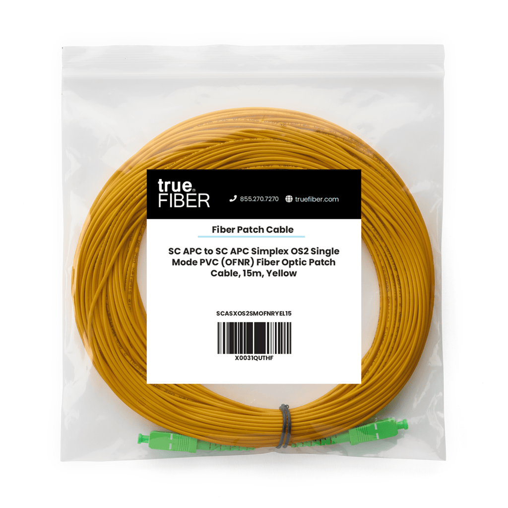 SC to SC APC Simplex OS2 | SM OFNR