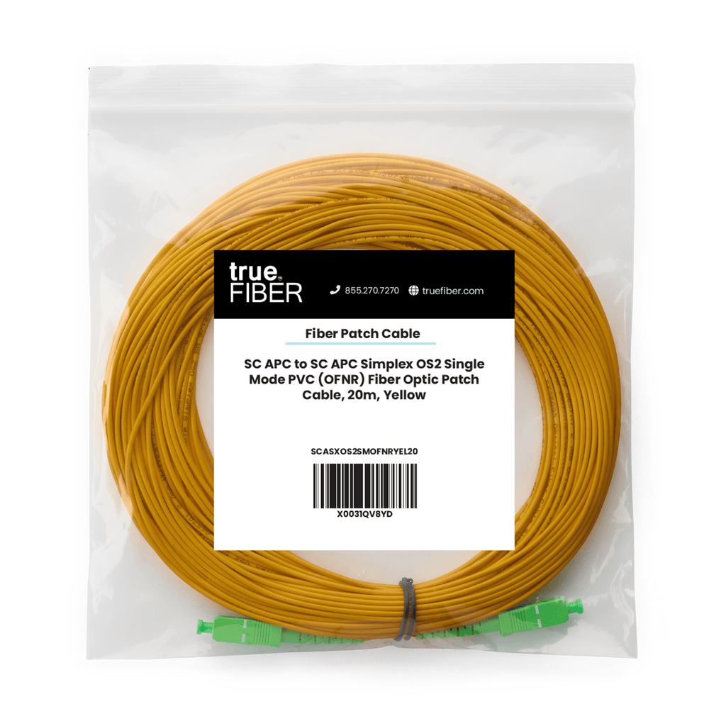 SC to SC APC Simplex OS2 | SM OFNR