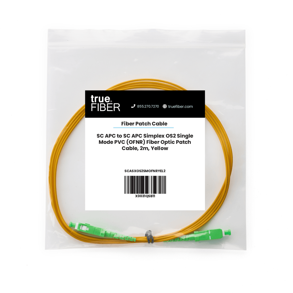 SC to SC APC Simplex OS2 | SM OFNR