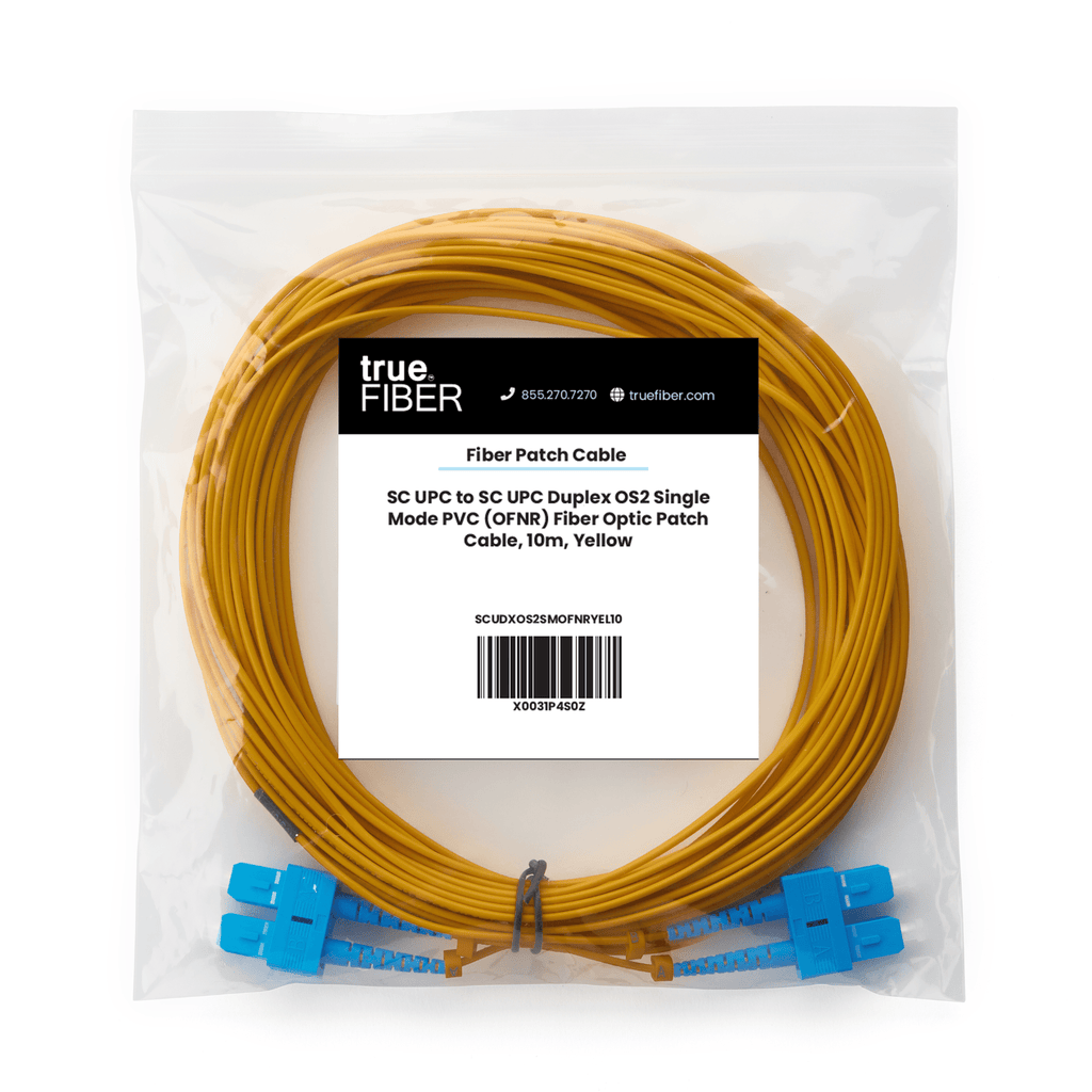 SC to SC UPC Duplex OS2 | SM OFNR