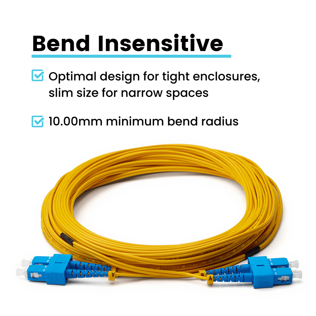 SC to SC UPC Duplex OS2 | SM OFNR