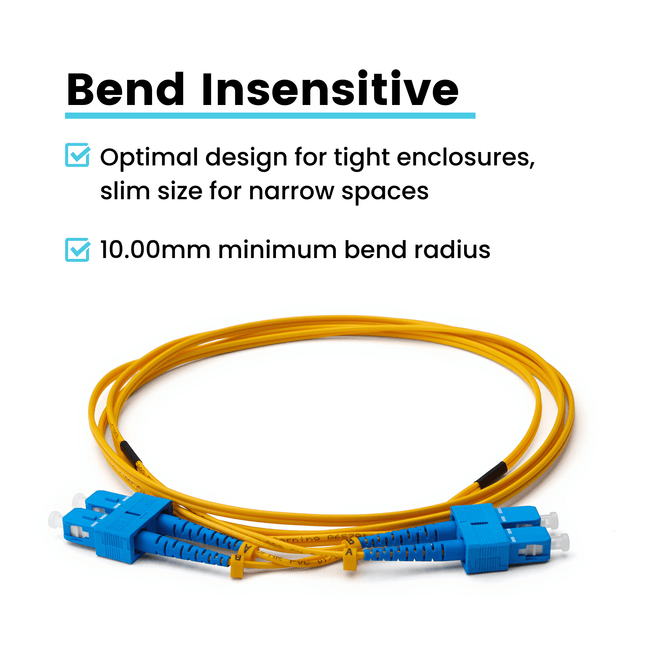 SC to SC UPC Duplex OS2 | SM OFNR
