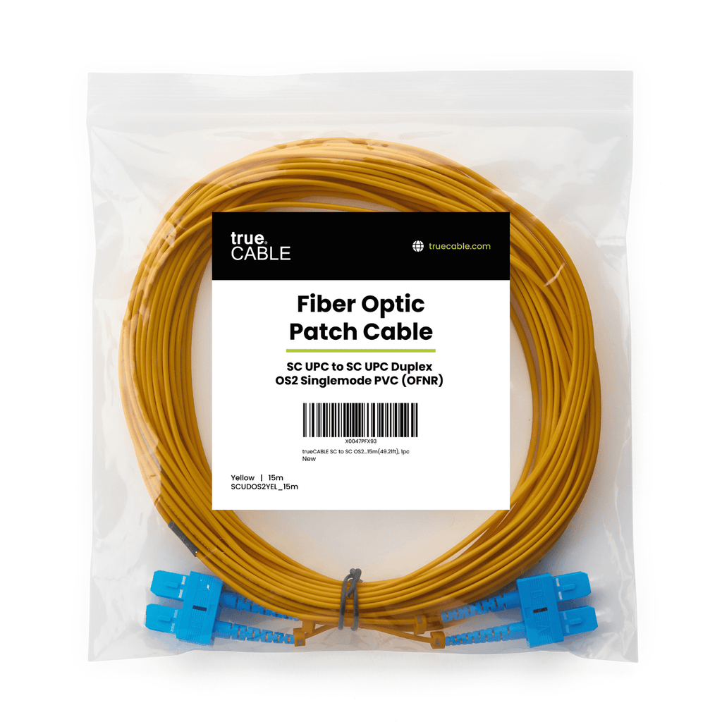 SC to SC UPC Duplex OS2 | SM OFNR