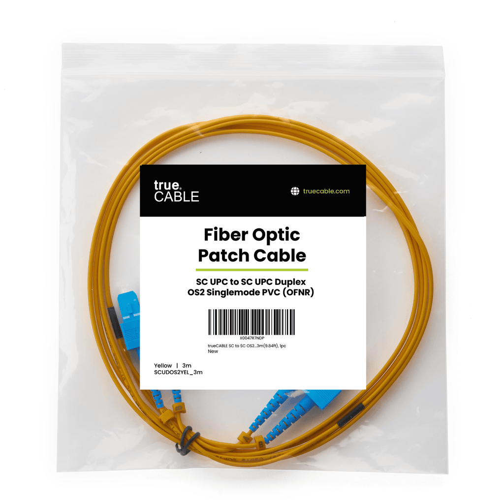 SC to SC UPC Duplex OS2 | SM OFNR