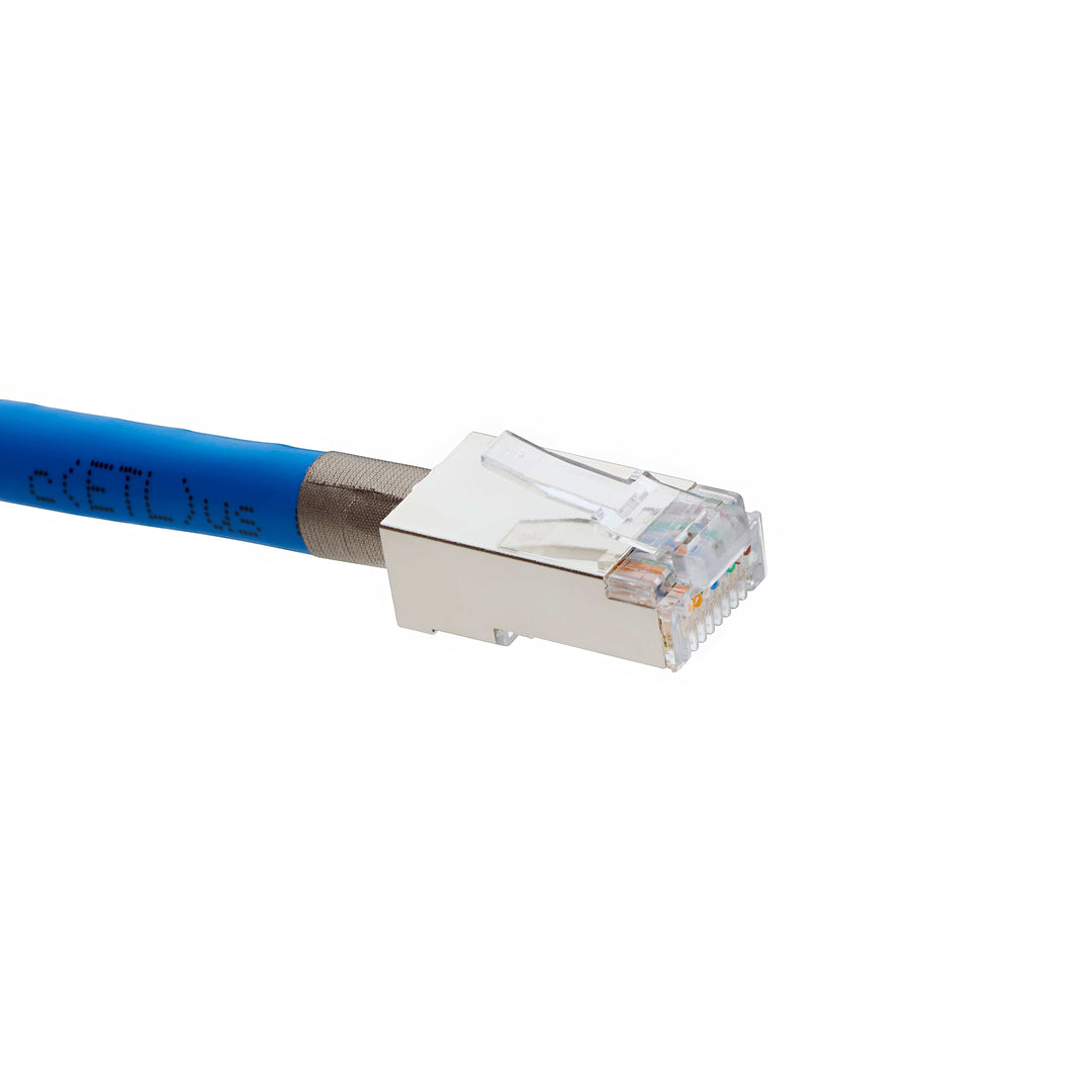 Cat5e Pass Through RJ45 Connectors｜Shielded