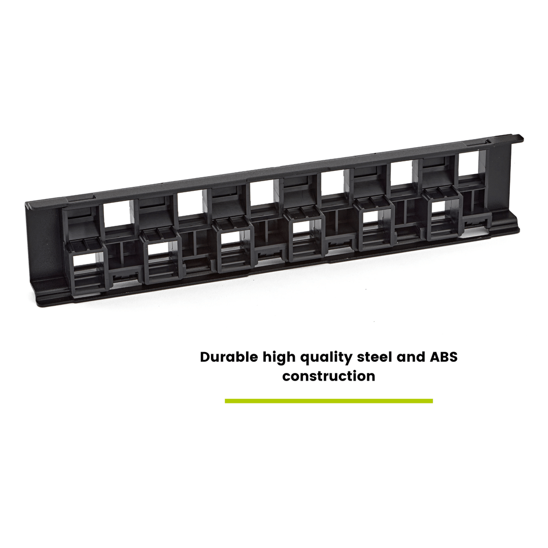 Unshielded 12 Port Wall Mount Patch Panel Durable High Quality