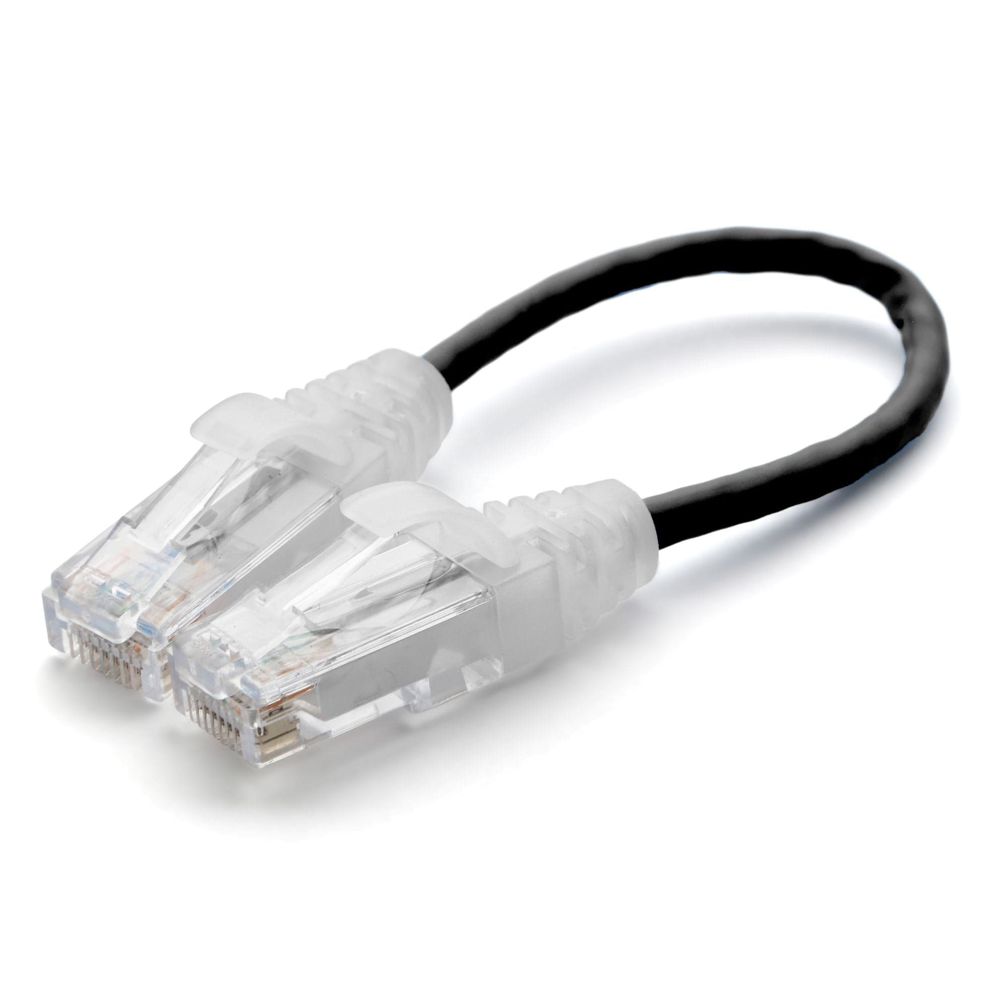 Cat6 28AWG Ethernet Patch Cable - Unshielded - Black - 6in