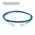 Cat6 28AWG Ethernet Patch Cable - Unshielded - Blue - 7ft - bend-resistant