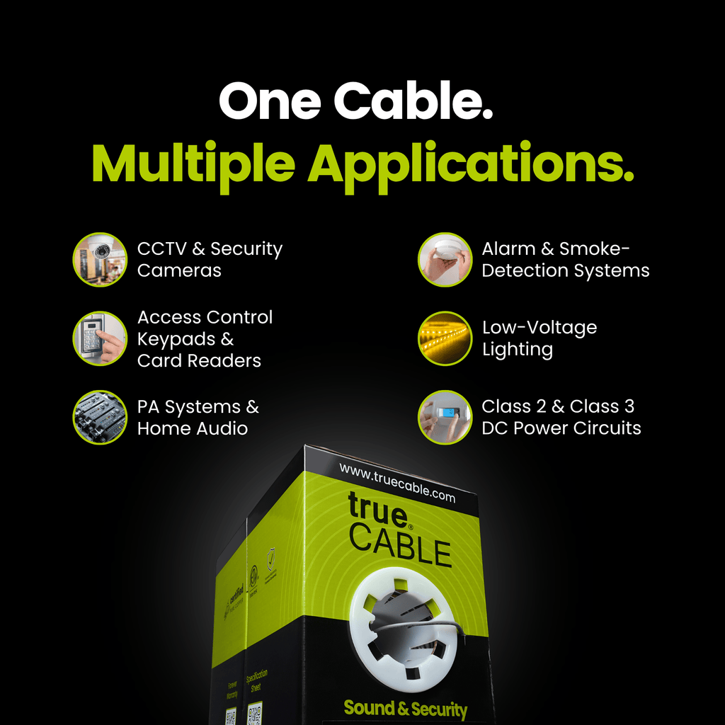 Sound & Security Bulk Cable | Unshielded CMR/CL3R Riser