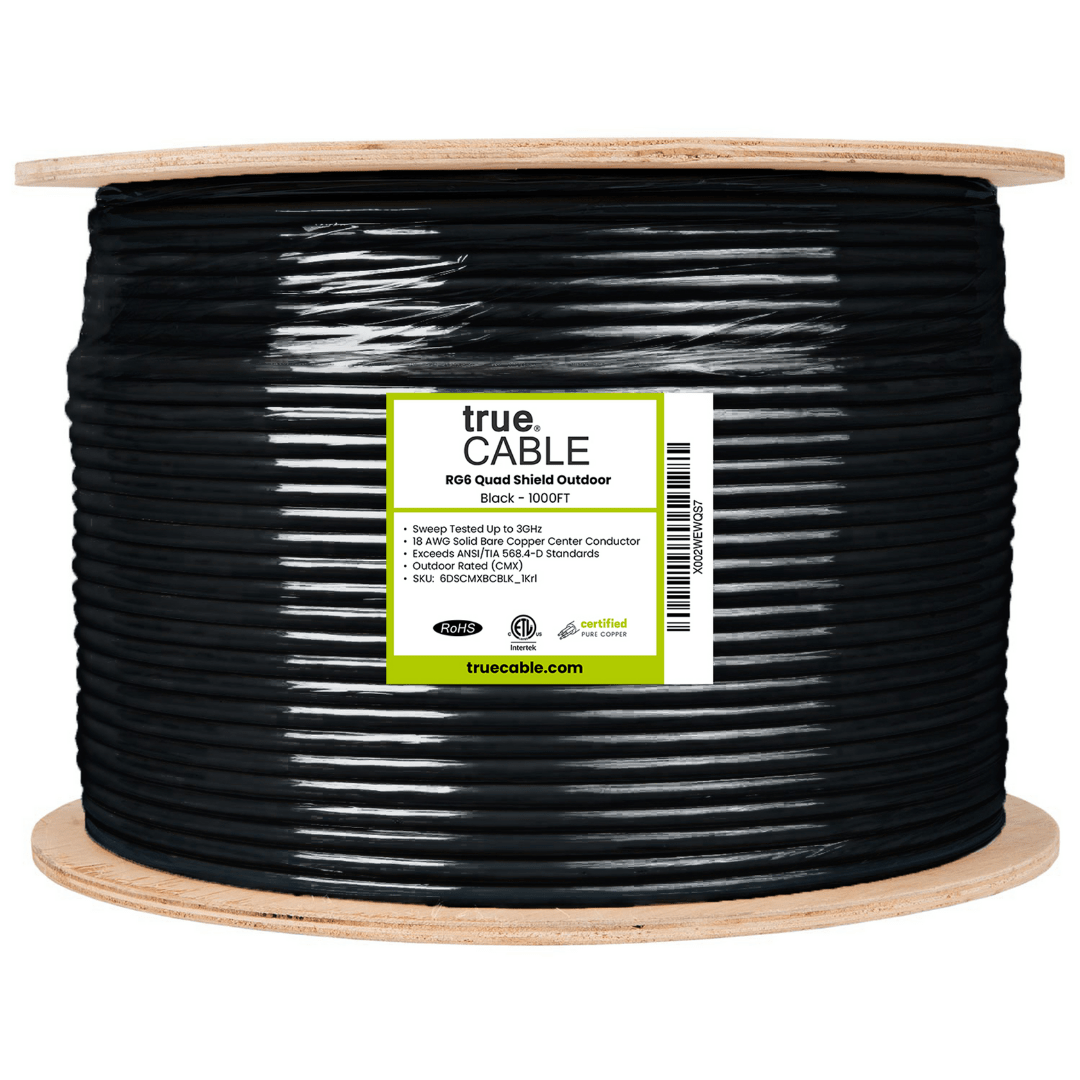 30 meters Commscope RG-6 Coaxial Cables w/ F-Type Connectors