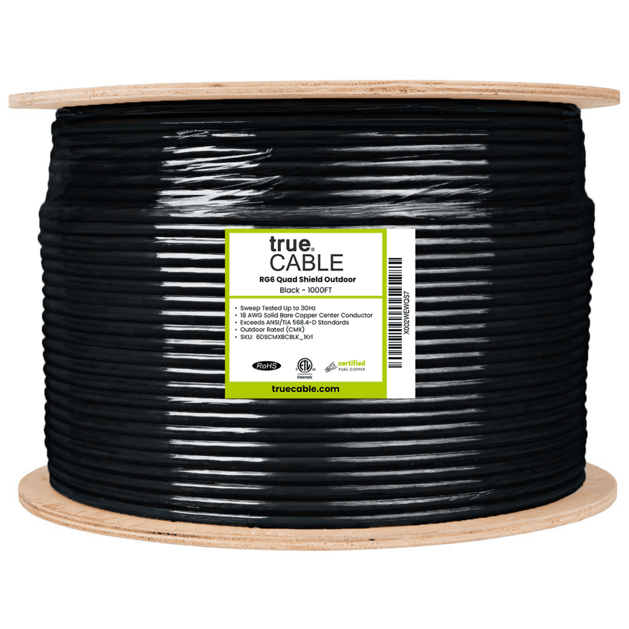 Outdoor-Rated Coax Cables - Exterior Coax Cable | trueCABLE