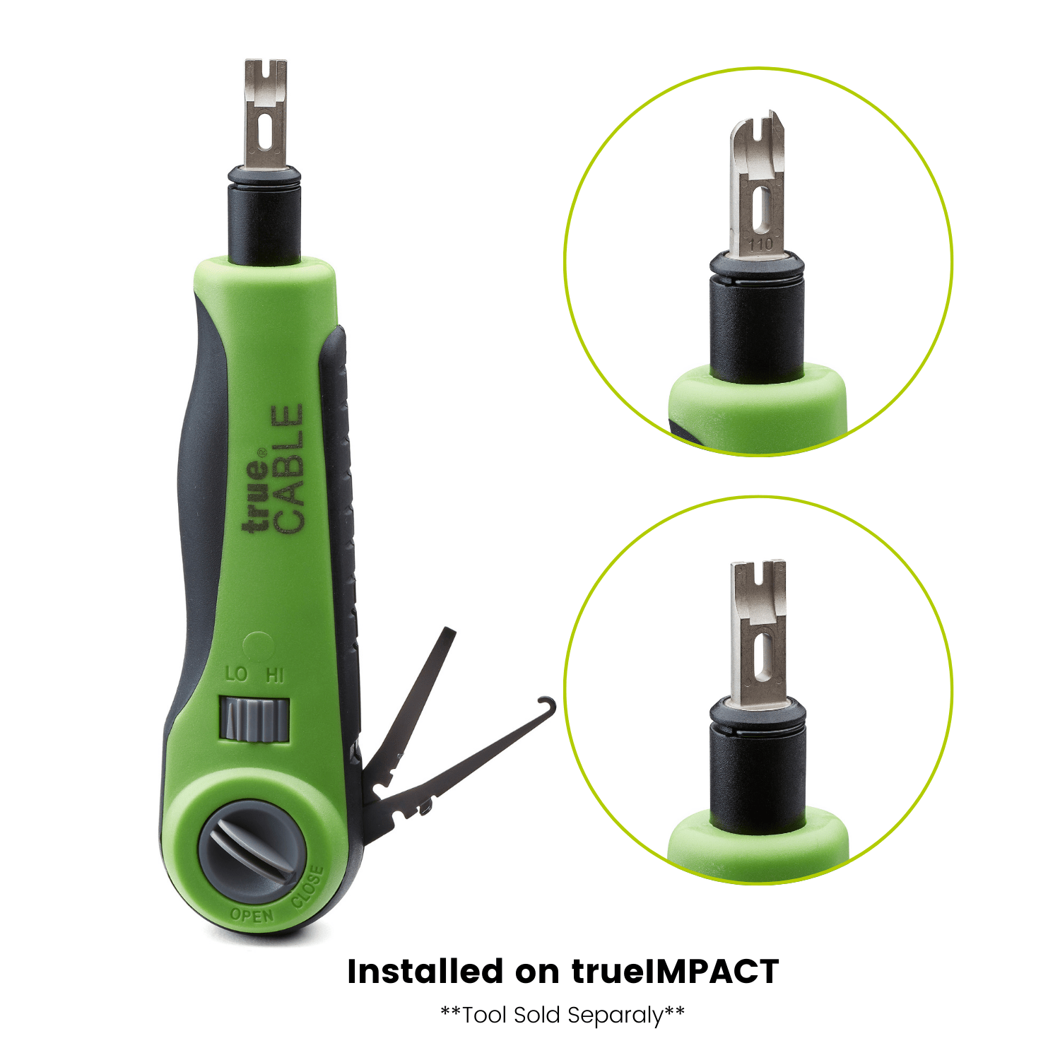 110 IDC Blade Installed on trueIMPACT