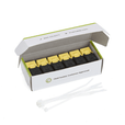 Cat5e Toolless Keystone Jack | Unshielded | 6pc | Yellow