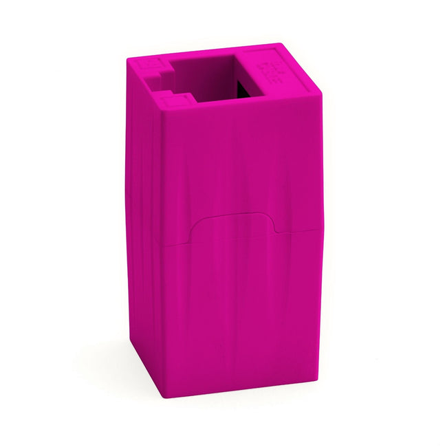 Cat6A Inline Coupler | Unshielded | Pink | 12pc | standing up