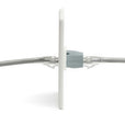 Cat6 Keystone Jack Coupler | Unshielded | Gray | 12 Piece | coupler in wall plate