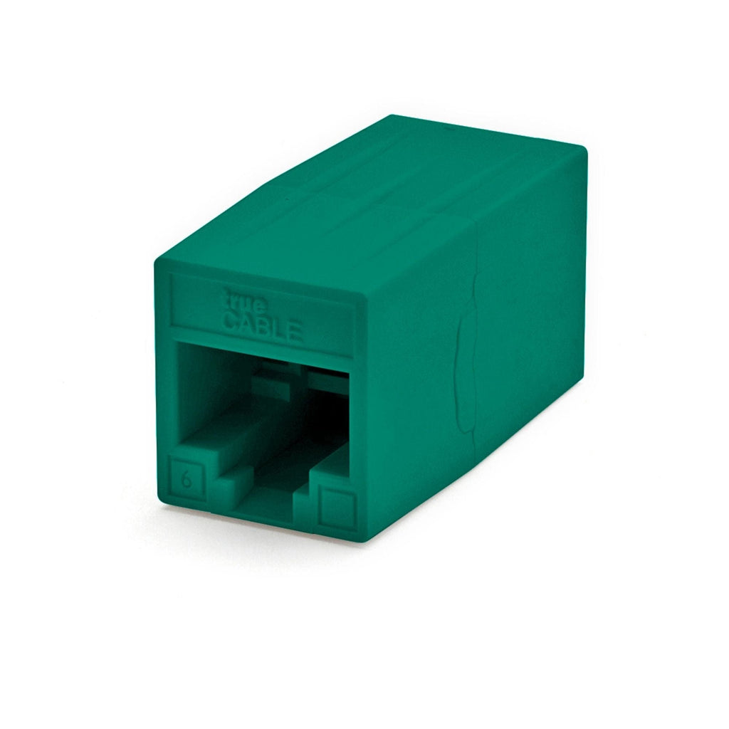 Cat6 Inline Coupler | Unshielded | Green | 6pc | front