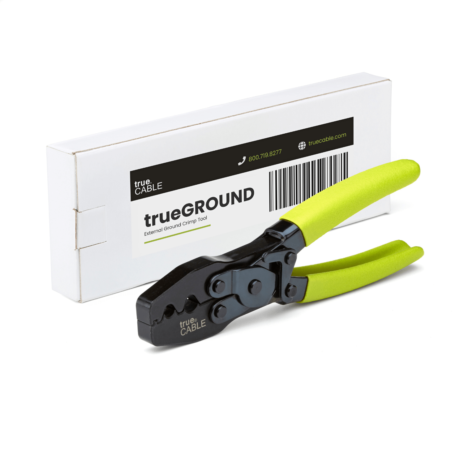 trueCABLE External Ground Crimp Tool, Compatible with Shielded External Ground RJ45 Connectors, trueGROUND