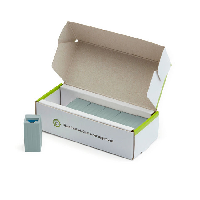 Cat6 Inline Coupler | Unshielded | Gray | 6pc | open box