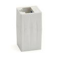 Cat6 Inline Coupler | Unshielded | White | 6pc | standing up