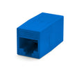 Cat6 Inline Coupler | Unshielded | Blue | 6pc | front