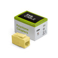 Cat6 Keystone Jack Coupler | Unshielded | Yellow | 2 Piece | closed box
