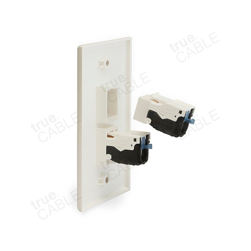 Single Gang Wall Plates - 2 port