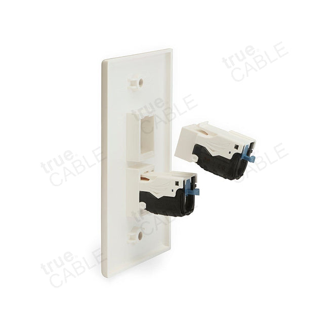 Single Gang Wall Plates - 2 port