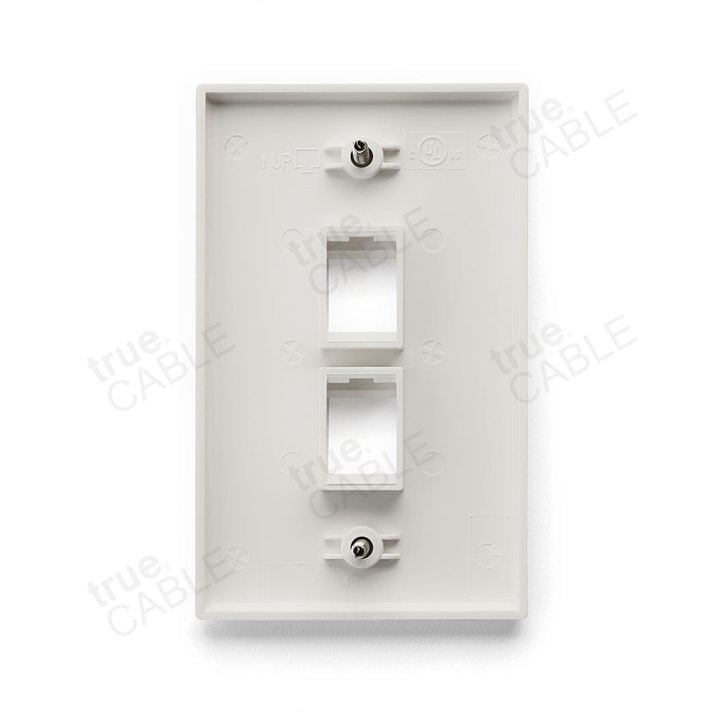 Single Gang Wall Plates - 2 port