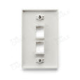 Single Gang Wall Plates - 2 port