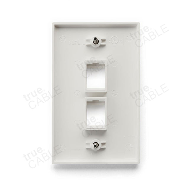 Single Gang Wall Plates - 2 port
