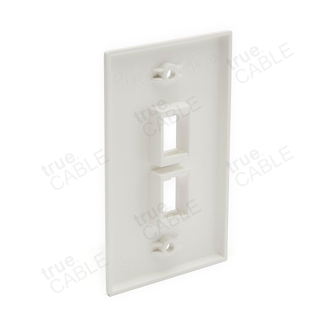 Single Gang Wall Plates - 2 port
