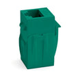 Cat6A Keystone Jack Couplers | Unshielded | 2 Piece | Green | standing up 