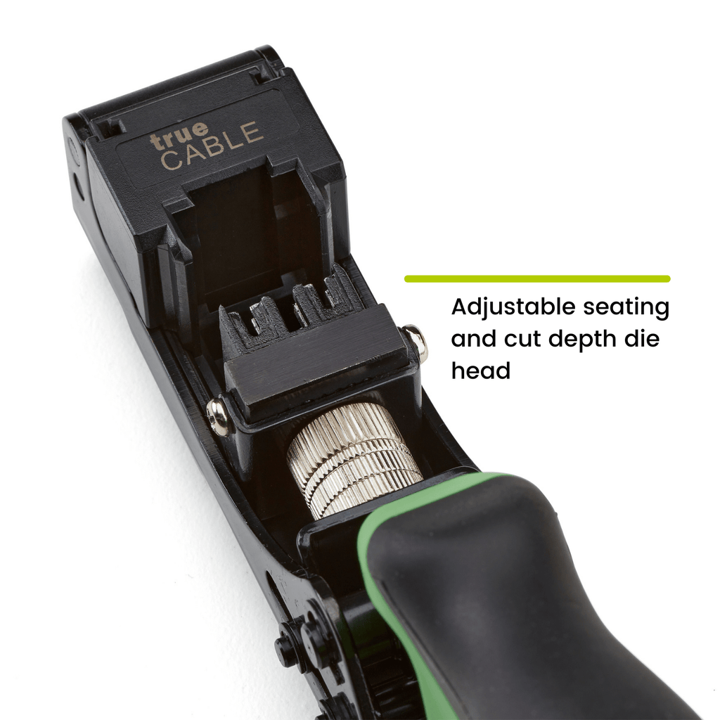 trueCABLE EZ Termination Keystone Jack Tool Closeup