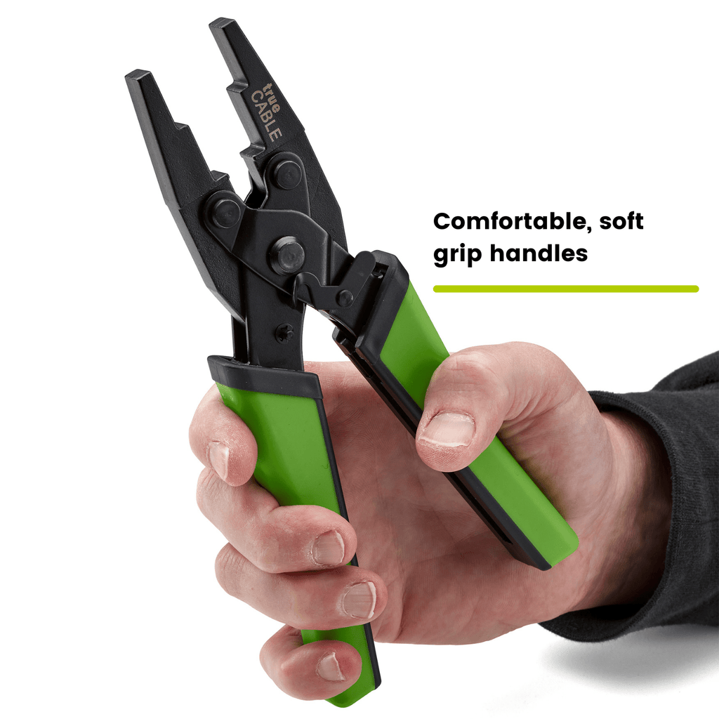 trueCABLE Parallel Crimping Tool Ergonomic Handle