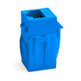 Cat6A Keystone Jack Couplers | Unshielded | 6 Piece | Blue | standing up