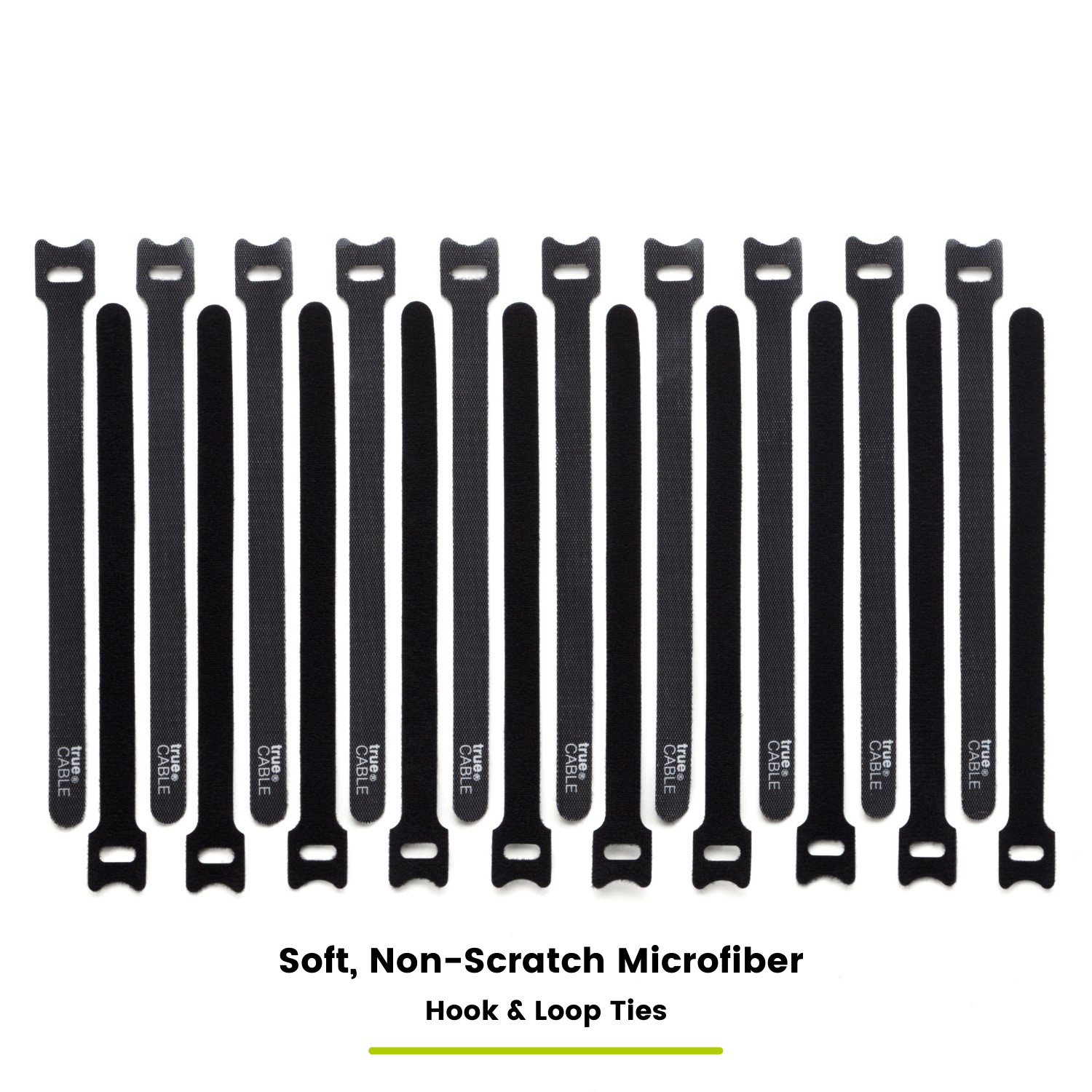 Velcro Strip Black Hook (Multiple Sizes)