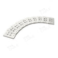 Single Gang Wall Plates - 4 Port / 10pc