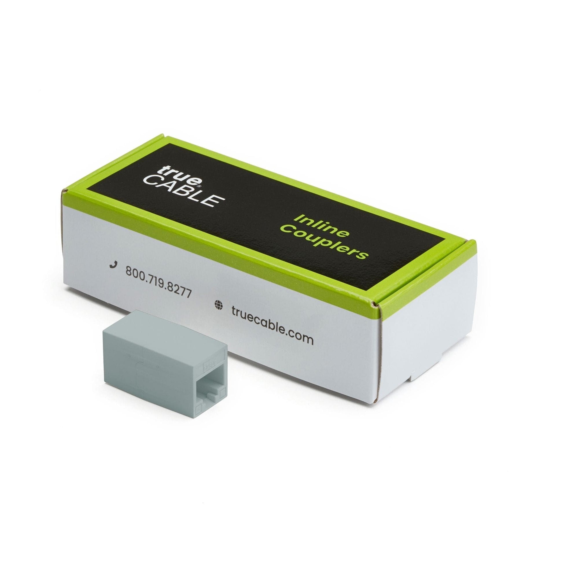 Cat6 Inline Coupler | Unshielded | Gray | 6pc | closed box