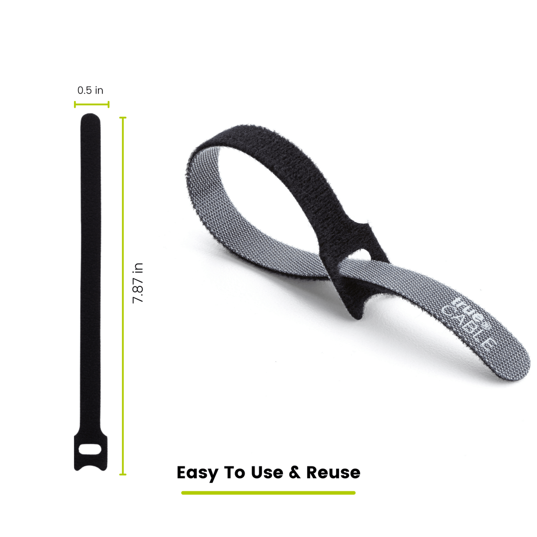 Reusable Fastening Velcro Straps | 20pcs | Durable